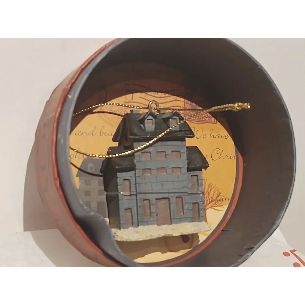 Crazy Mountain Ornament - Grey House